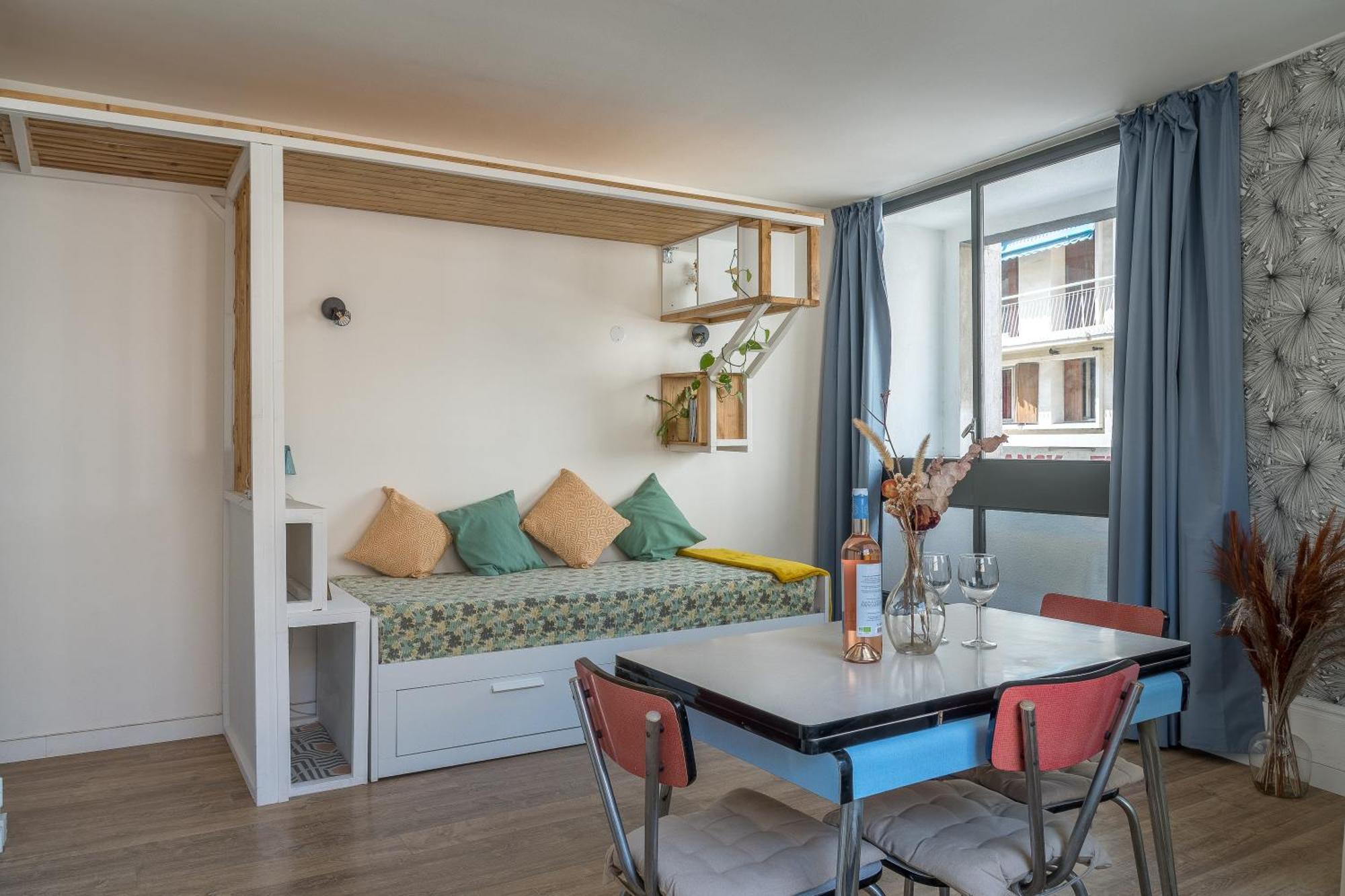 *Las Flores* Joli Studio Avec Balcon Marseille Extérieur photo