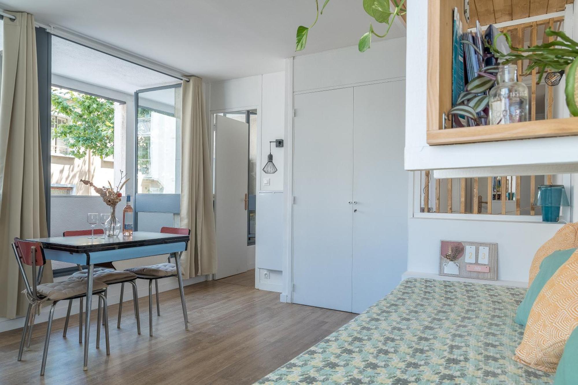 *Las Flores* Joli Studio Avec Balcon Marseille Extérieur photo